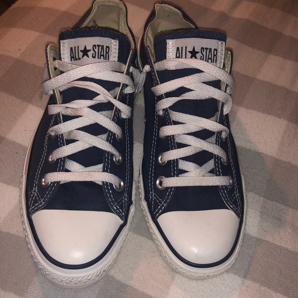 Converse Shoes - Navy Blue Converse All Star low top sneakers